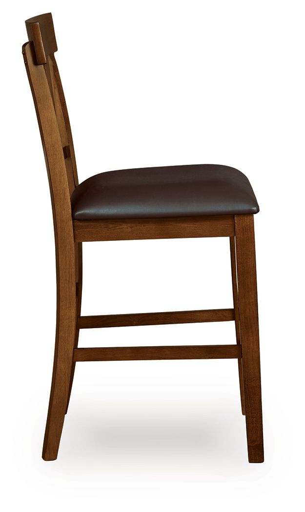 Ralene - Upholstered Barstool (Set of 2) - Medium Brown - Hornell Furniture Outlet