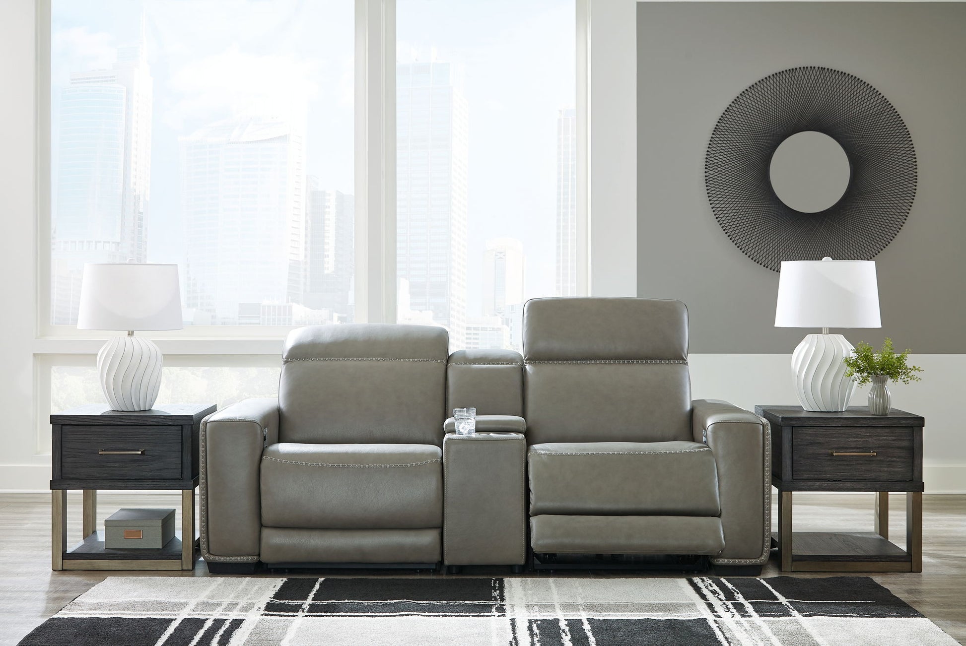 Correze - Power Reclining Sectional - Hornell Furniture Outlet