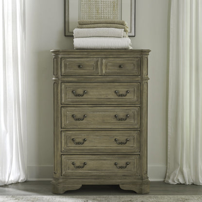 Magnolia Manor - 5 Drawer Chest - Hornell Furniture Outlet
