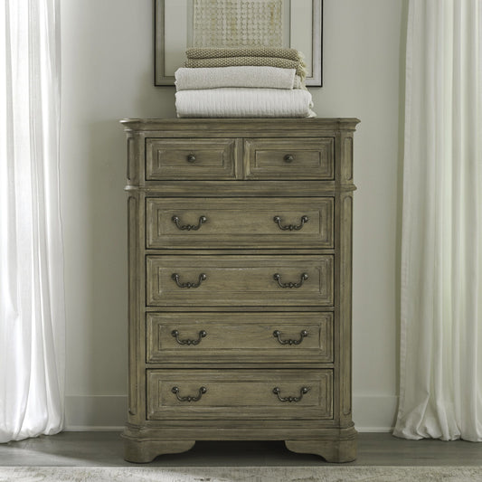 Magnolia Manor - 5 Drawer Chest - Hornell Furniture Outlet