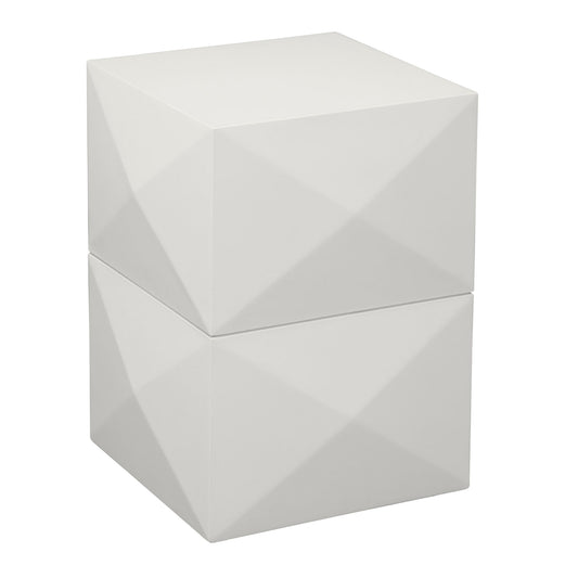Malibu - Side Table - White - Hornell Furniture Outlet