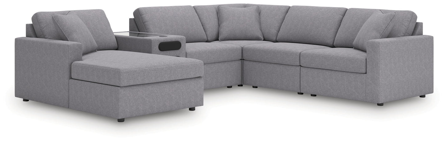 Modmax - Granite - Sectional - Hornell Furniture Outlet