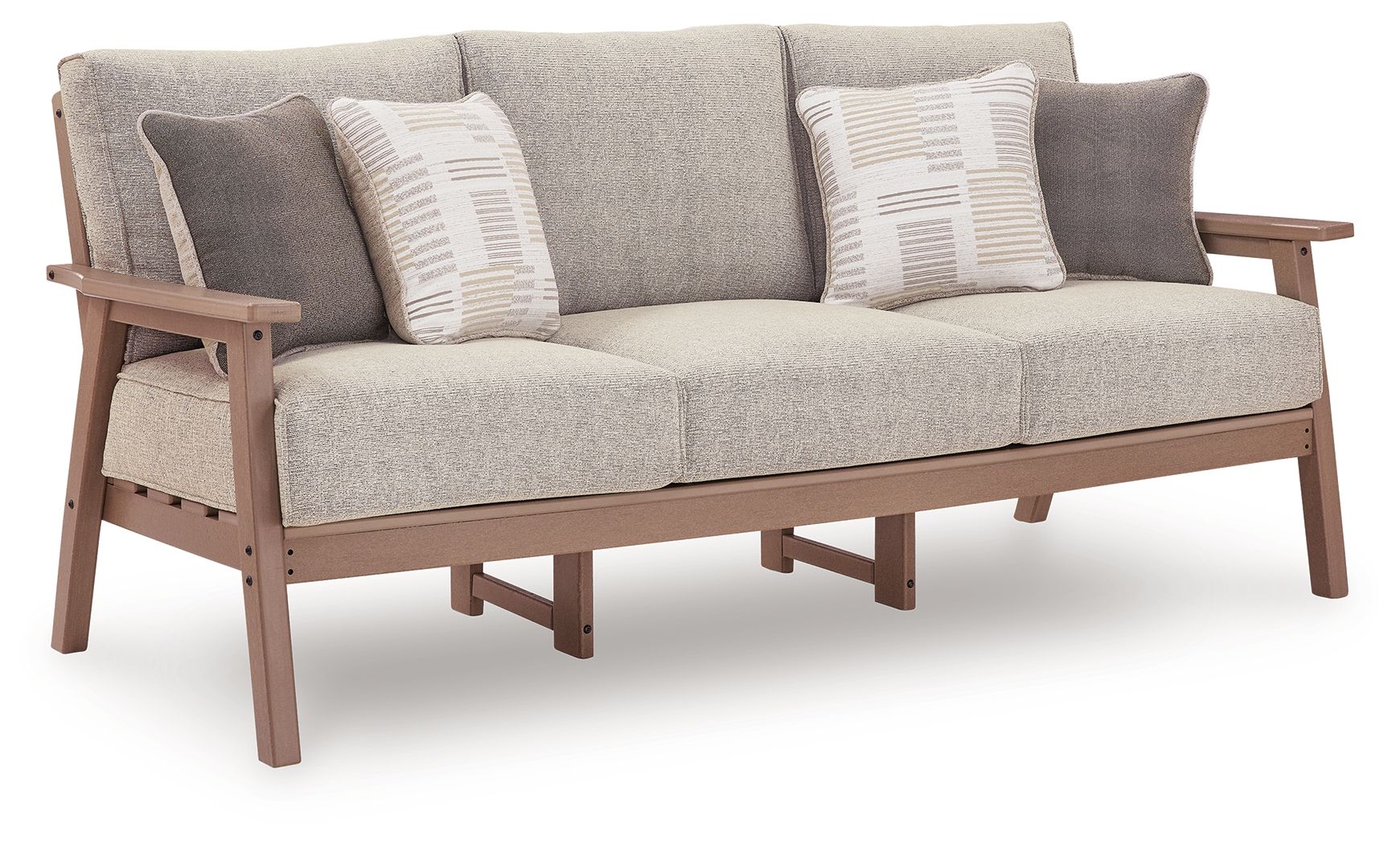 Grover Beach - Sofa With Cushion - Driftwood - Hornell Furniture Outlet