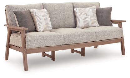 Grover Beach - Sofa With Cushion - Driftwood - Hornell Furniture Outlet