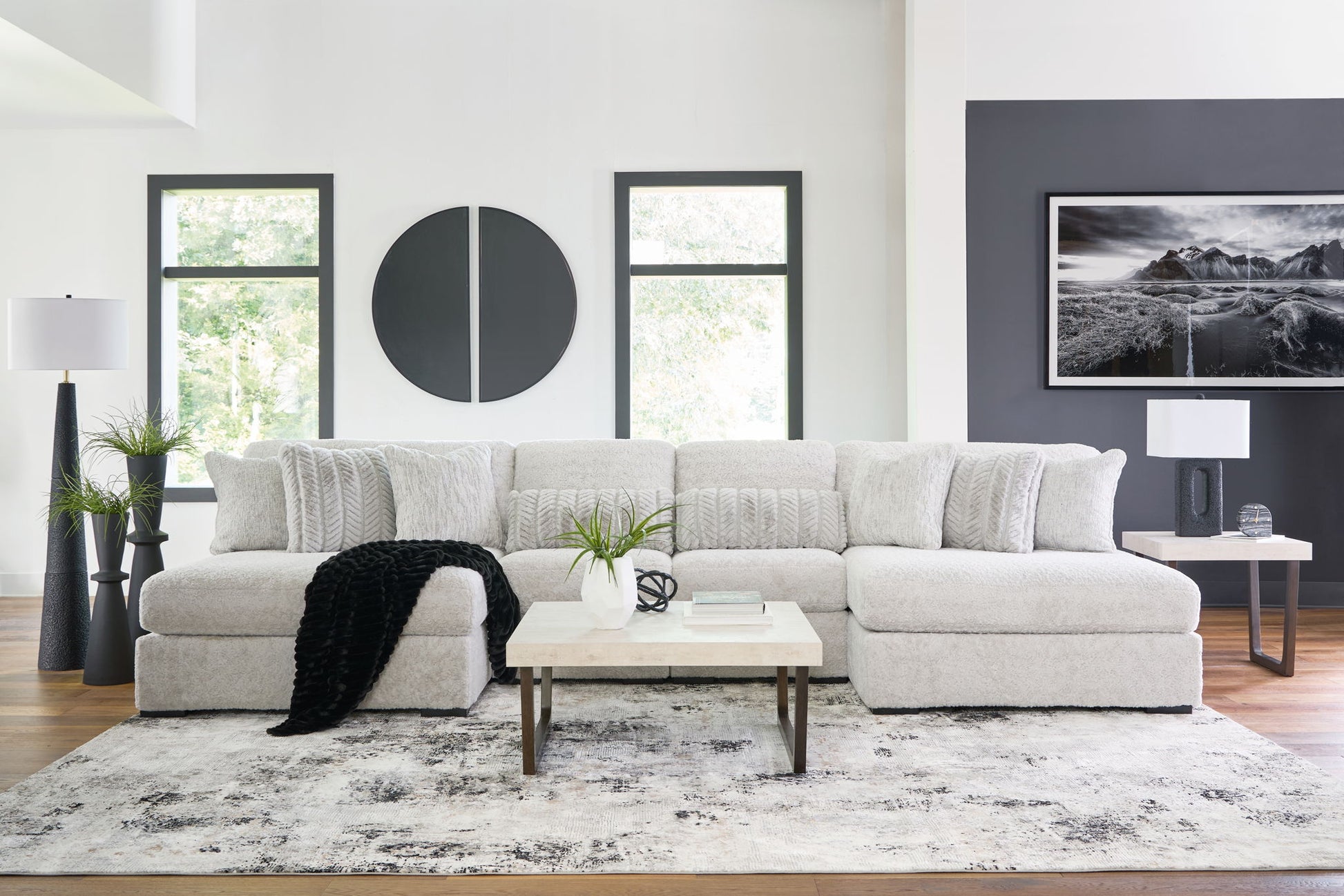 Cuddle Plush - Sectional - Hornell Furniture Outlet