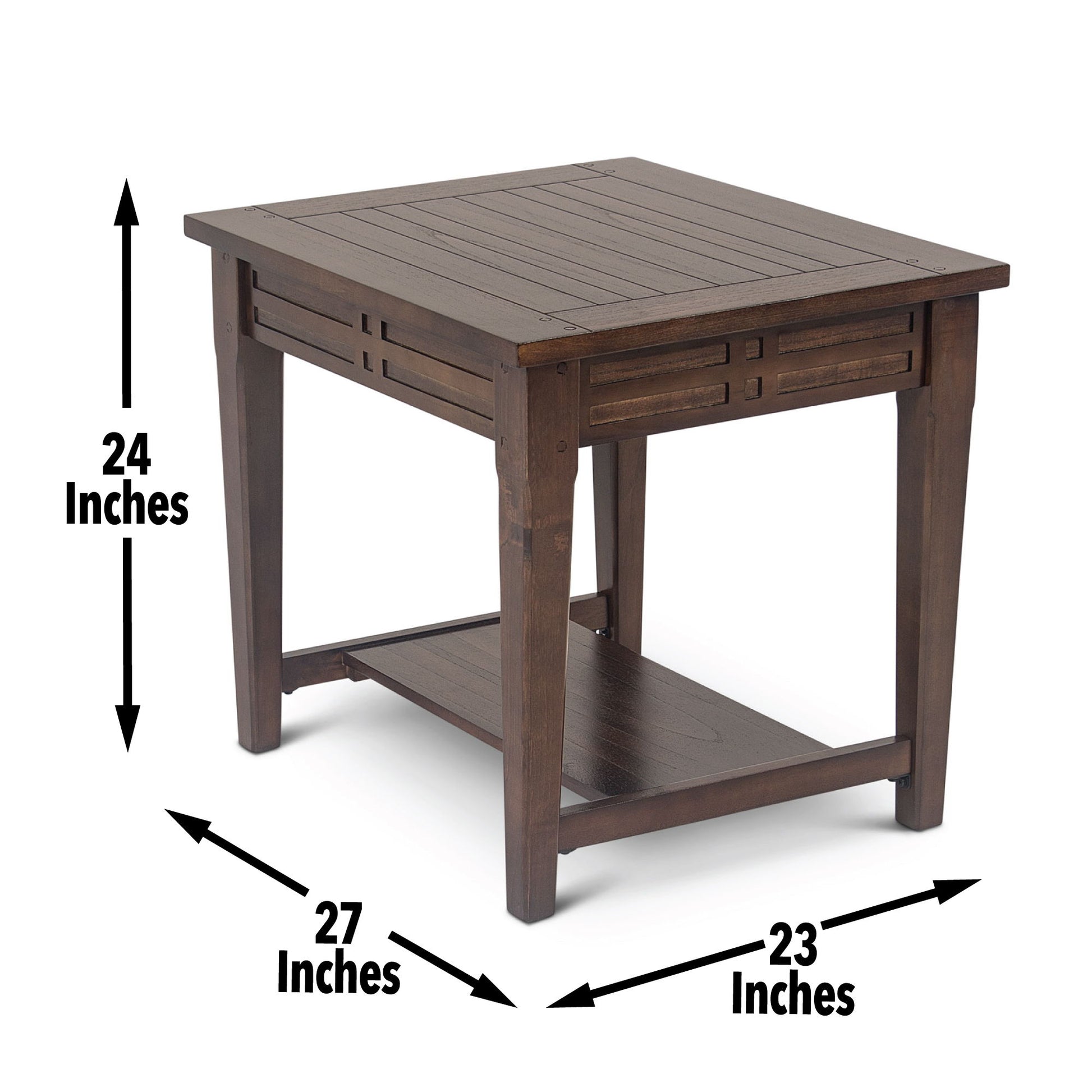 Crestline - End Table - Brown - Hornell Furniture Outlet