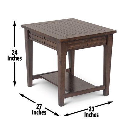 Crestline - End Table - Brown - Hornell Furniture Outlet