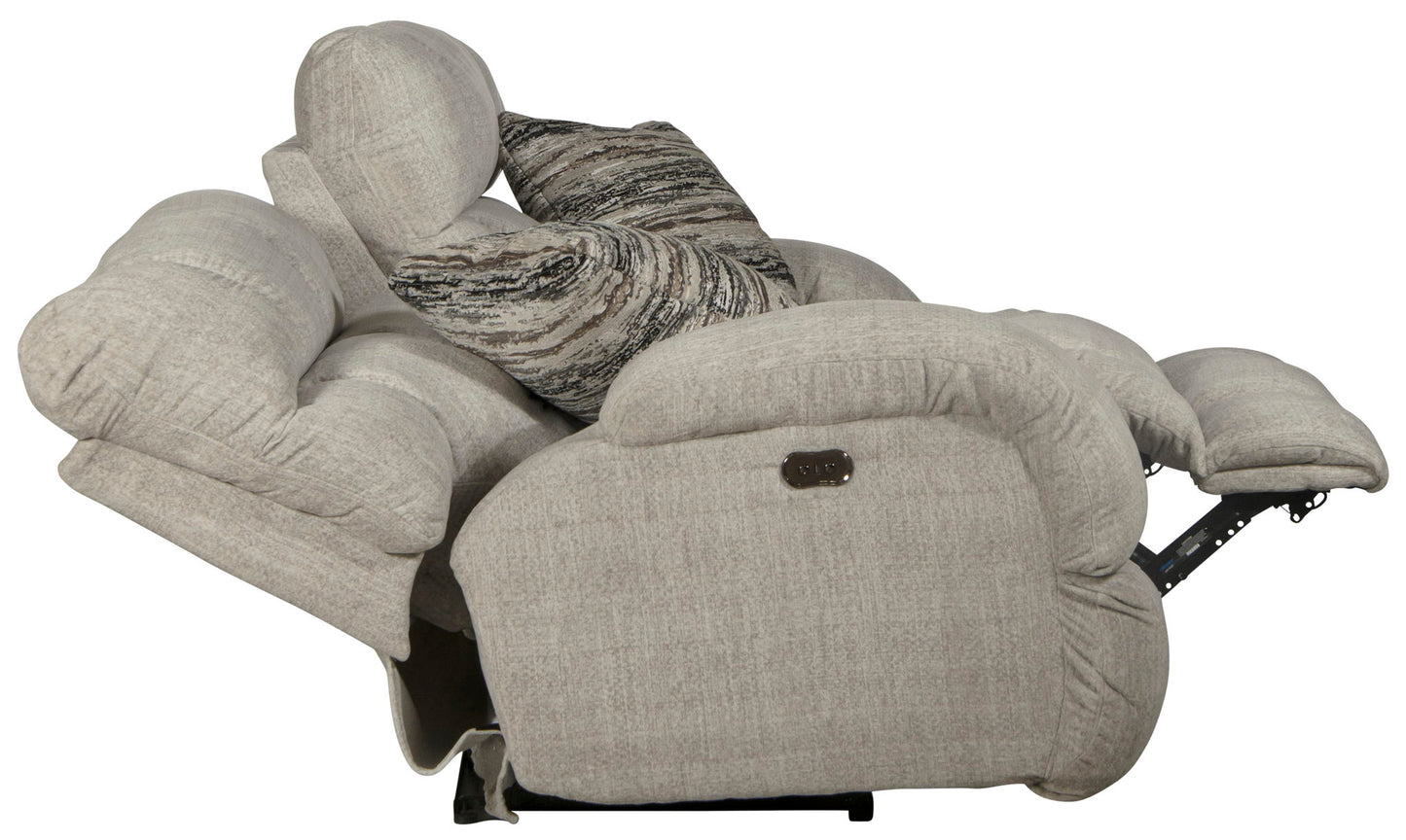 Ashland - Power Lay Flat Reclining Sofa - Hornell Furniture Outlet