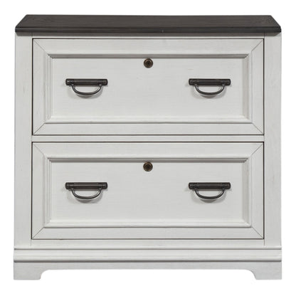 Allyson Park - Bunching Lateral File Cabinet - White - Hornell Furniture Outlet