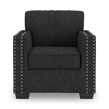 Jasmine Peaks - Coal - Chair - Hornell Furniture Outlet