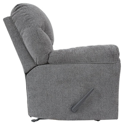 Allmaxx - Pewter - Rocker Recliner - Hornell Furniture Outlet