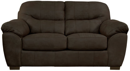 Legend - Loveseat - Chocolate - Hornell Furniture Outlet