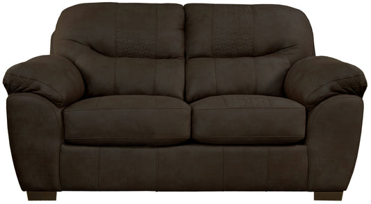 Legend - Loveseat - Chocolate - Hornell Furniture Outlet