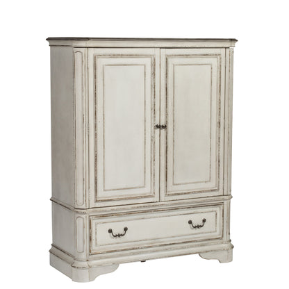 Magnolia Manor - Door Chest - White - Hornell Furniture Outlet