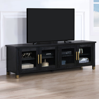 Yves - TV Stand - Black - Hornell Furniture Outlet