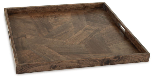 Heddford - Brown - Tray - Hornell Furniture Outlet
