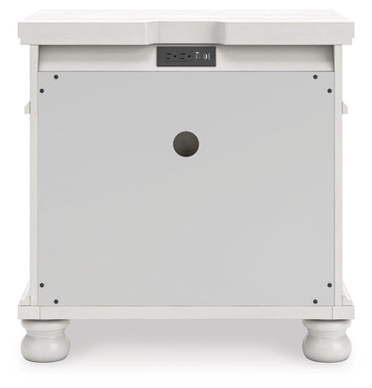 Rowlenstown - Three Drawer Night Stand - Hornell Furniture Outlet