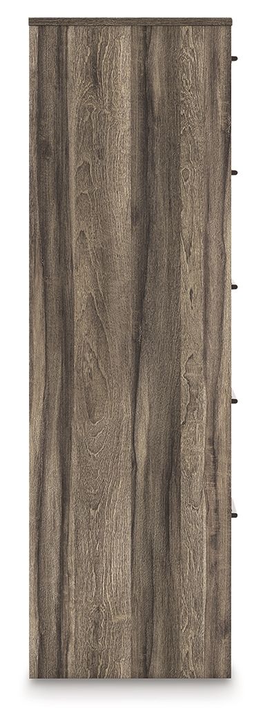 Elbrim - Five Drawer Chest - Brown - Hornell Furniture Outlet