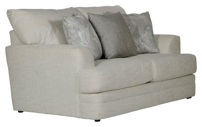 Zeller - Loveseat - Cream - Hornell Furniture Outlet