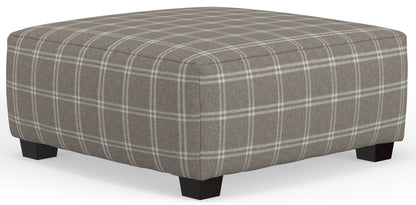 Magnolia - Cocktail Ottoman - Mink - Hornell Furniture Outlet