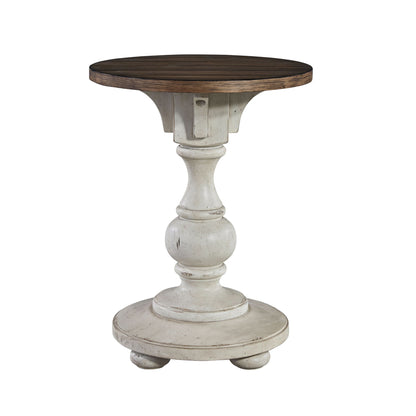 Morgan Creek - Chair Side Table - White - Hornell Furniture Outlet