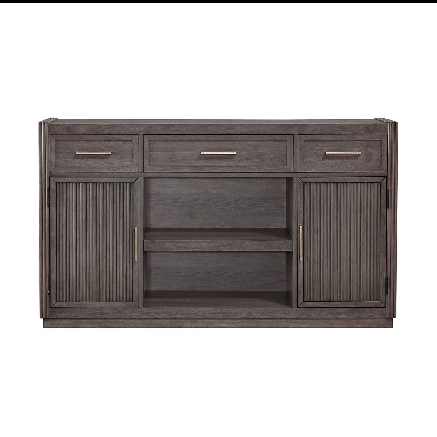 Modern Edge - Server - Brown - Hornell Furniture Outlet