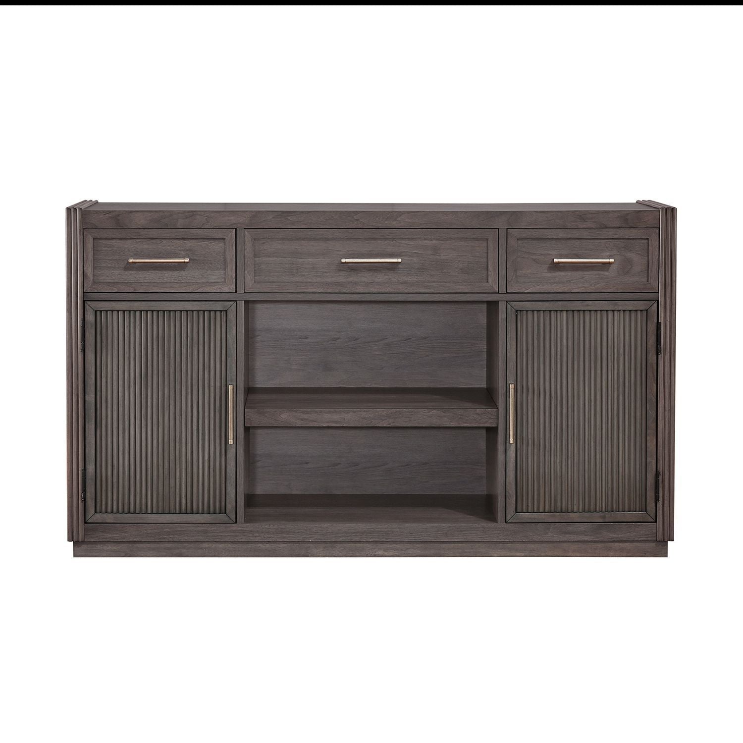 Modern Edge - Server - Brown - Hornell Furniture Outlet