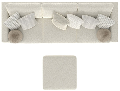 Ritzy - Modular Sofa And Included Cocktail Ottoman - Hornell Furniture Outlet