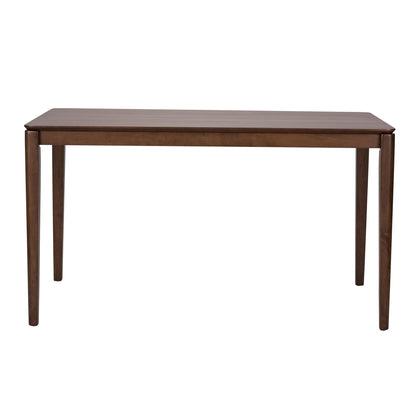 Space Savers - 5 Piece Rectangular Table Set - Dark Brown - Hornell Furniture Outlet