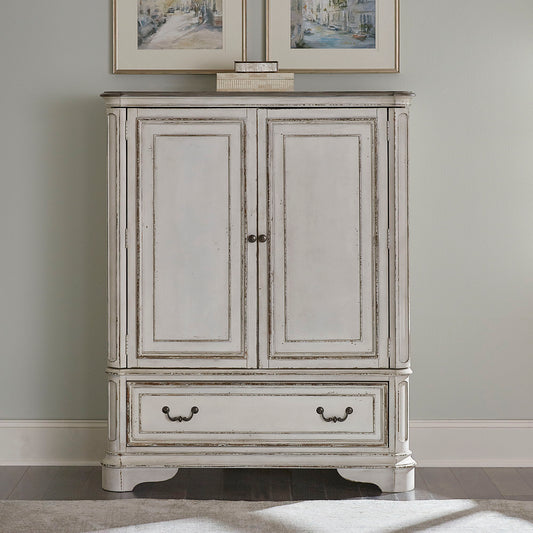 Magnolia Manor - Door Chest - White - Hornell Furniture Outlet