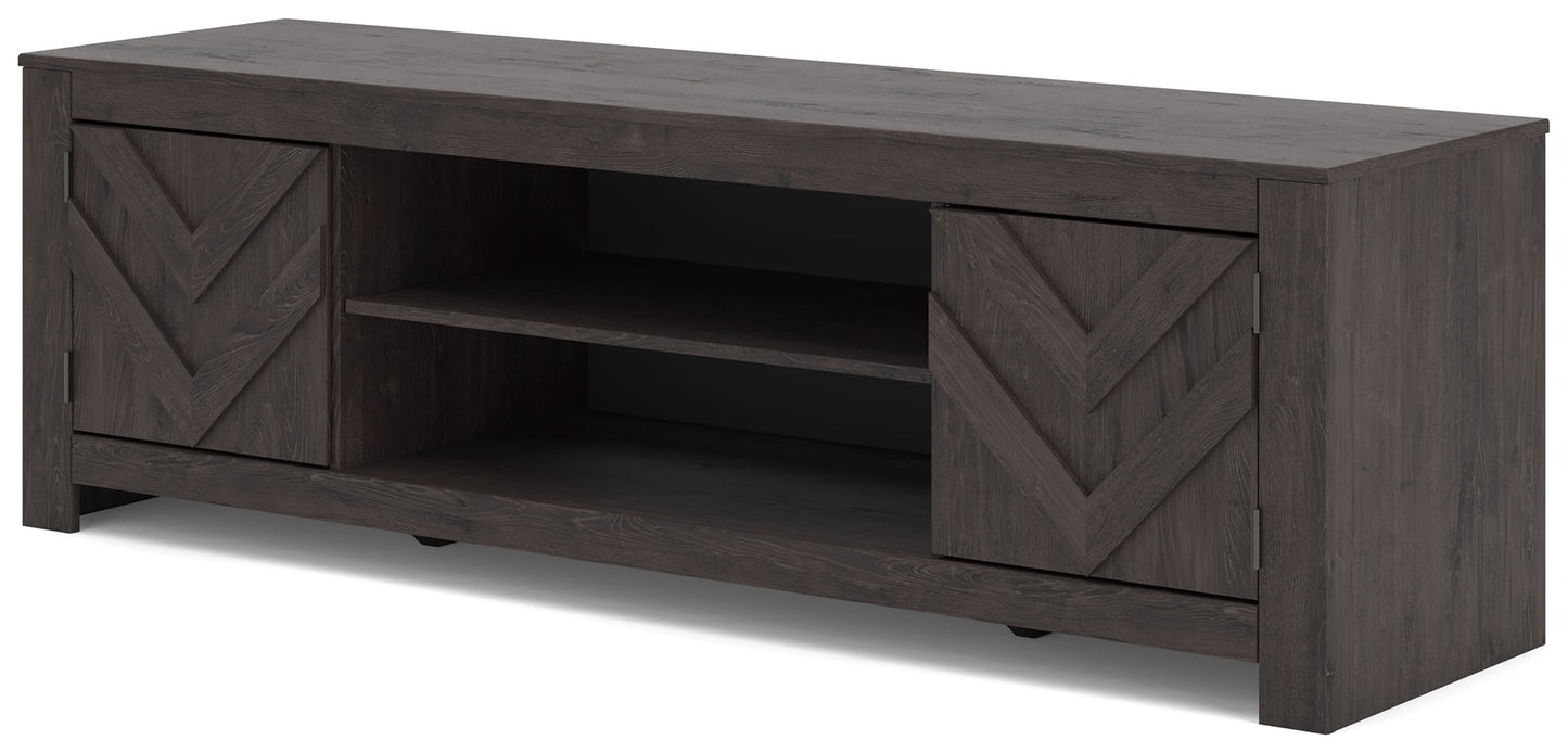 Cayboni - LG TV Stand With Fireplace Option - Hornell Furniture Outlet