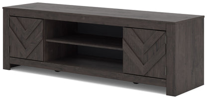 Cayboni - LG TV Stand With Fireplace Option - Hornell Furniture Outlet