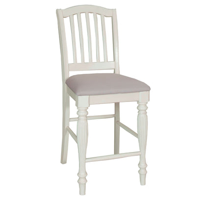 Cumberland Creek - Slat Back Counter Chair (RTA) - Nutmeg / Buttermilk - Hornell Furniture Outlet
