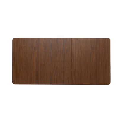 Space Savers - Rectangular Leg Table - Brown - Hornell Furniture Outlet