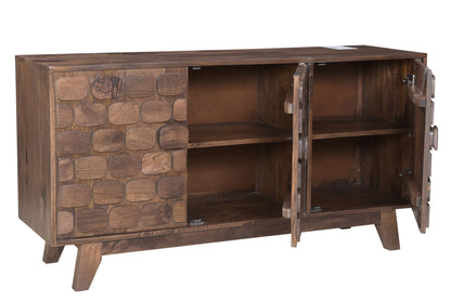 Darby - Accent Server - Dark Brown - Hornell Furniture Outlet