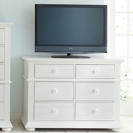 Summer House - Media Chest - White - Hornell Furniture Outlet