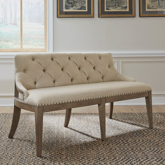 Americana Farmhouse - Upholstered Shelter Dining Bench - Hornell Furniture Outlet