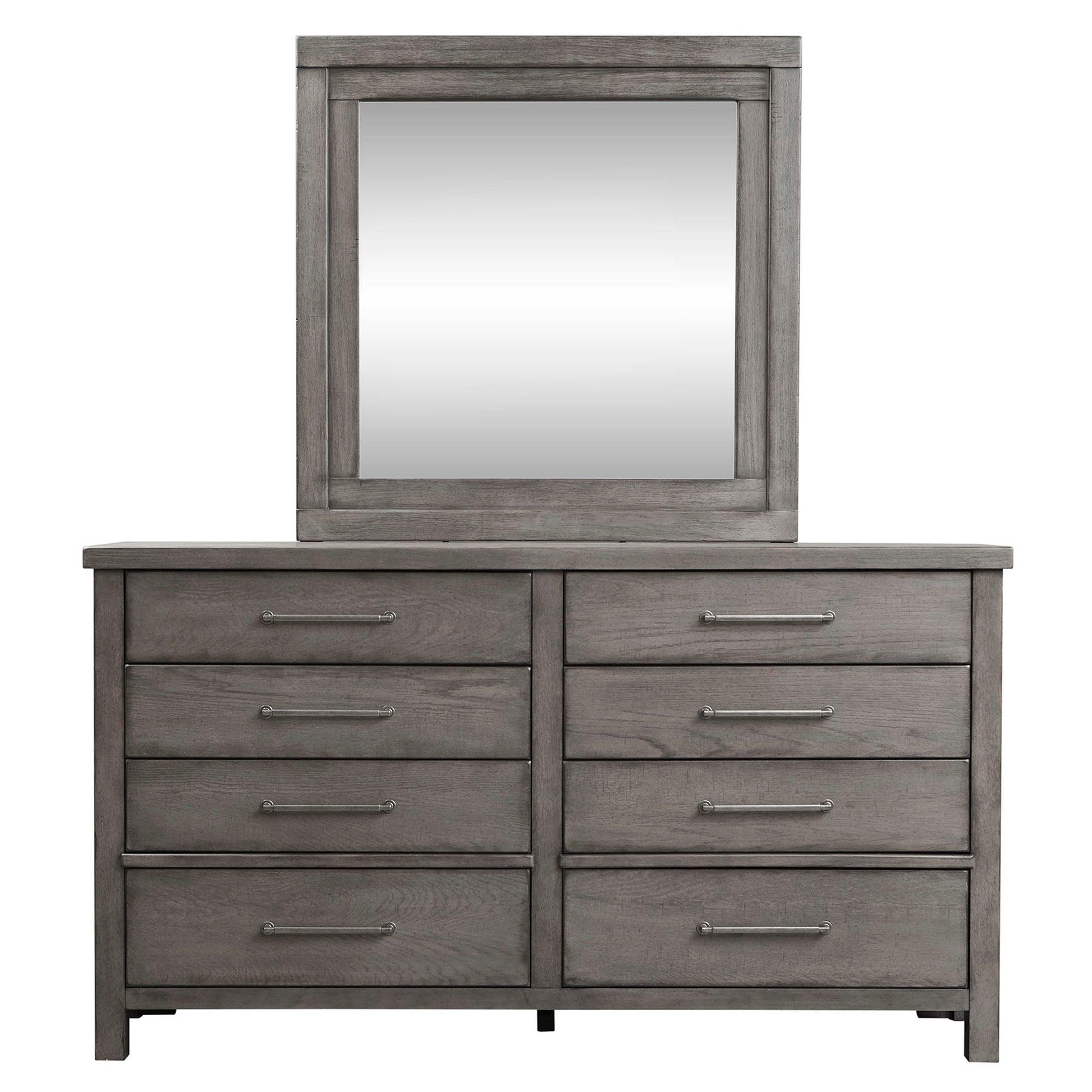 Modern Farmhouse - Dresser & Mirror - Hornell Furniture Outlet
