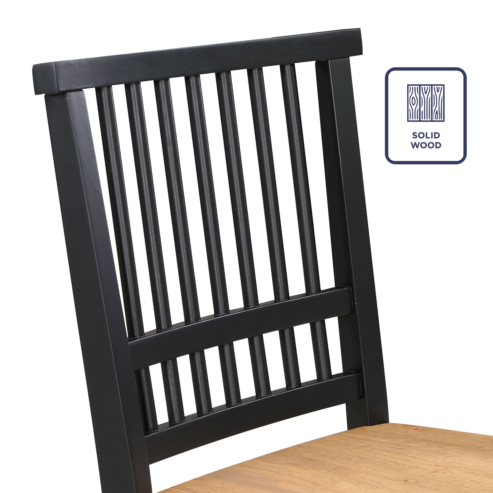 Magnolia - Counter Stool (Set of 2) - Black - Hornell Furniture Outlet