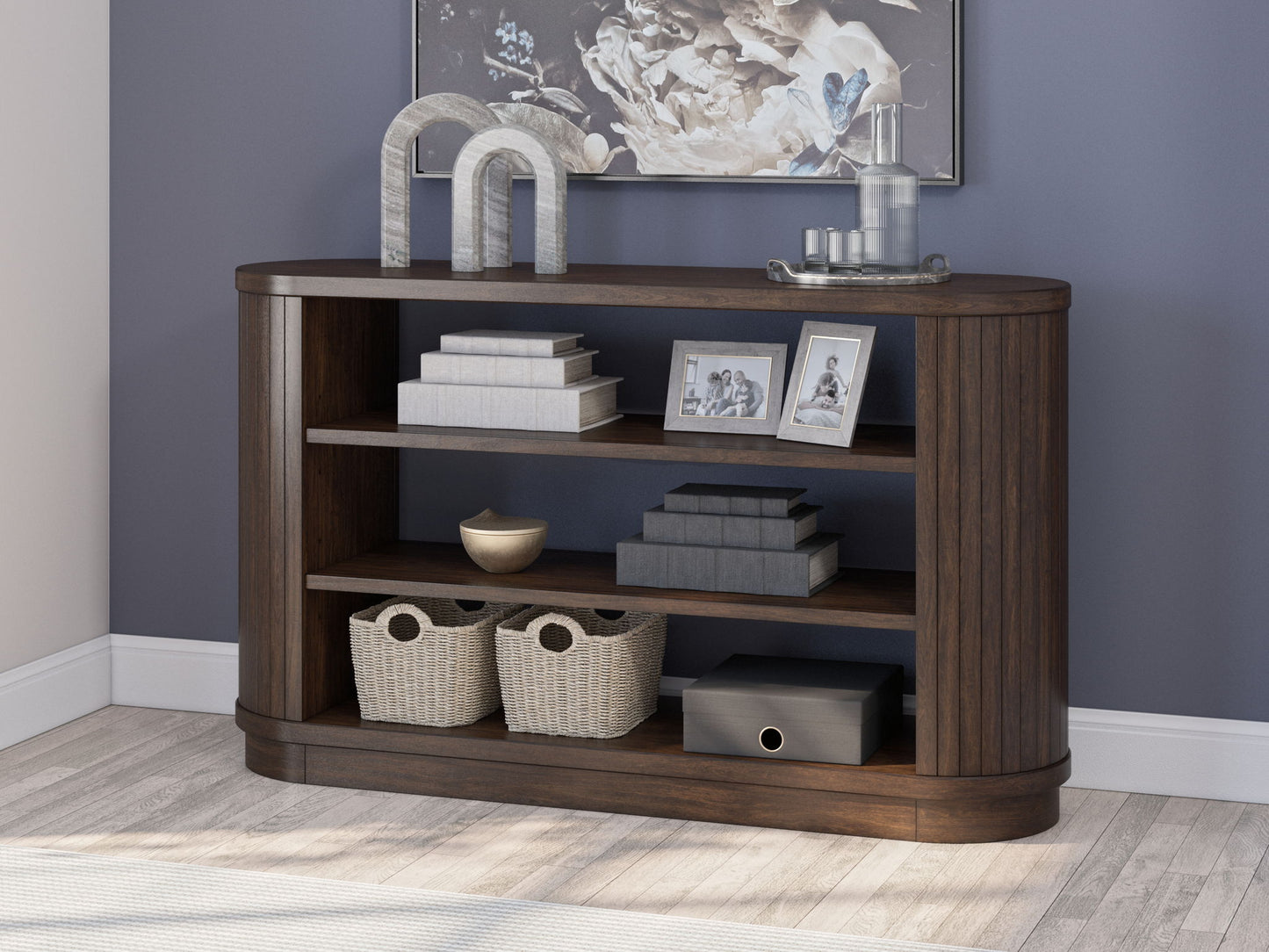 Korestone - Warm Brown - Credenza - Hornell Furniture Outlet