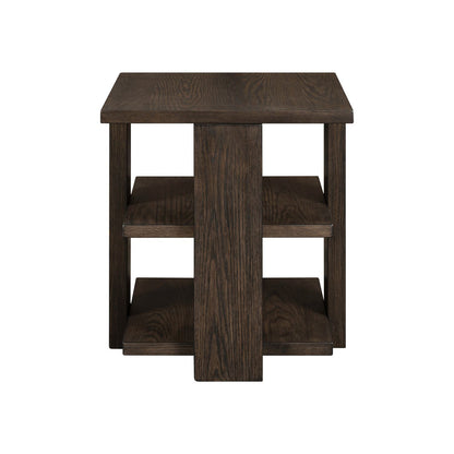 Harrison - End Table - Brown - Hornell Furniture Outlet