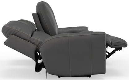 Fredda - Power Recliner Console Loveseat - Hornell Furniture Outlet