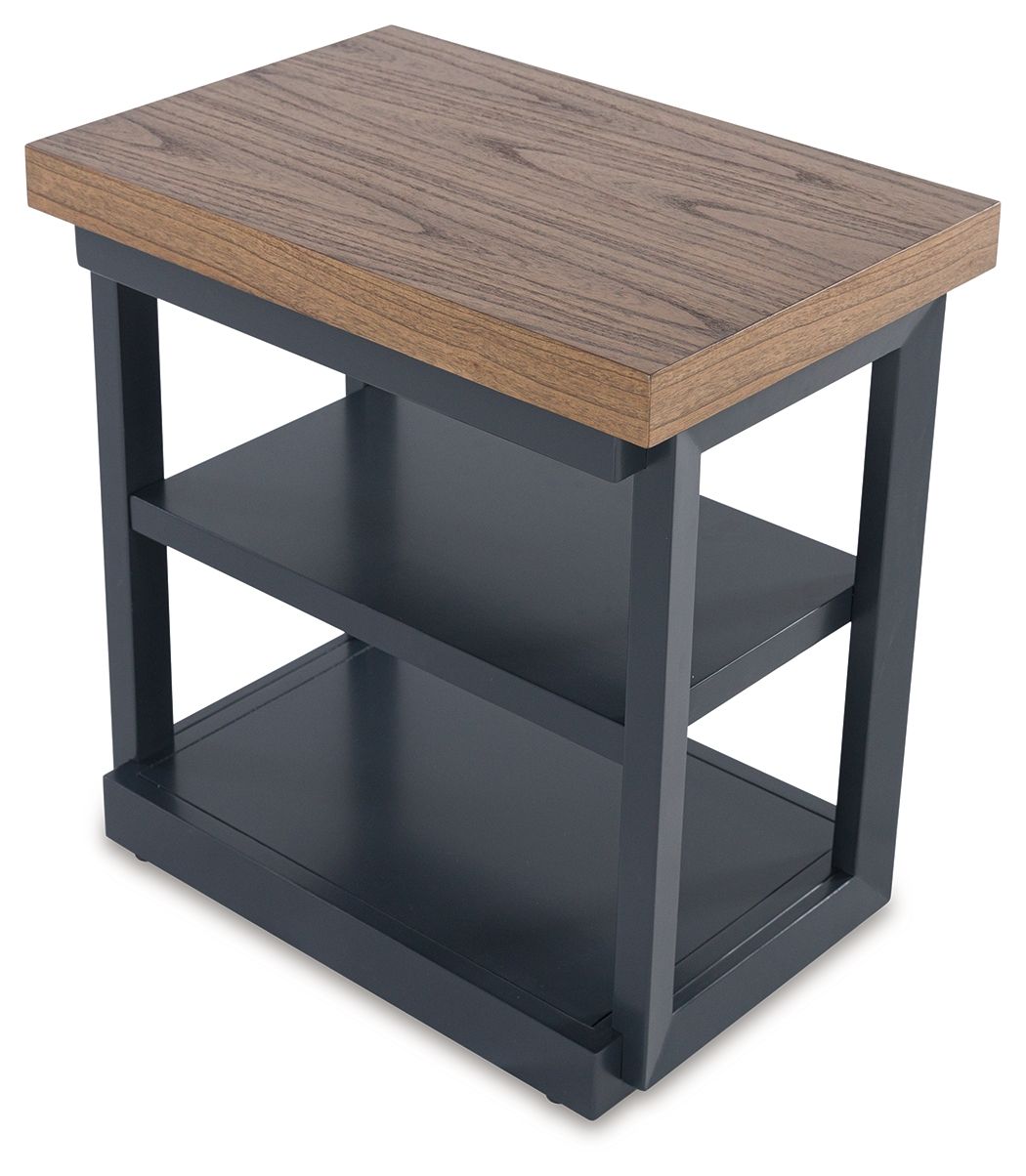 Landocken - Brown / Blue - Occasional Table Set (Set of 3) - Hornell Furniture Outlet