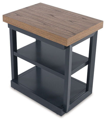 Landocken - Brown / Blue - Occasional Table Set (Set of 3) - Hornell Furniture Outlet