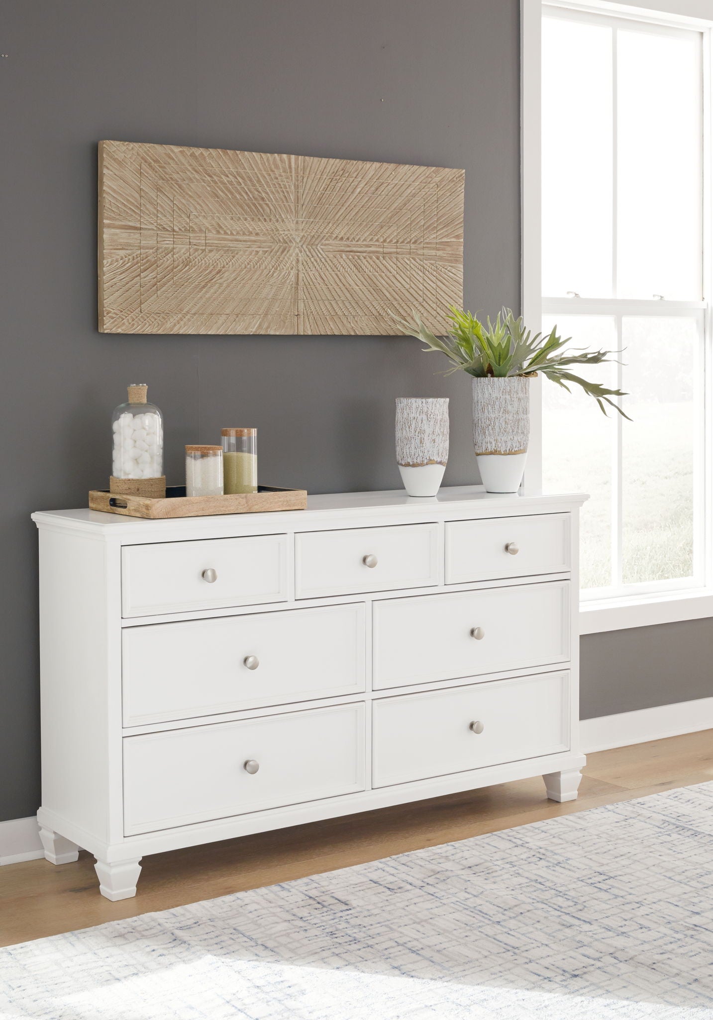 Fortman - White - Dresser - Hornell Furniture Outlet