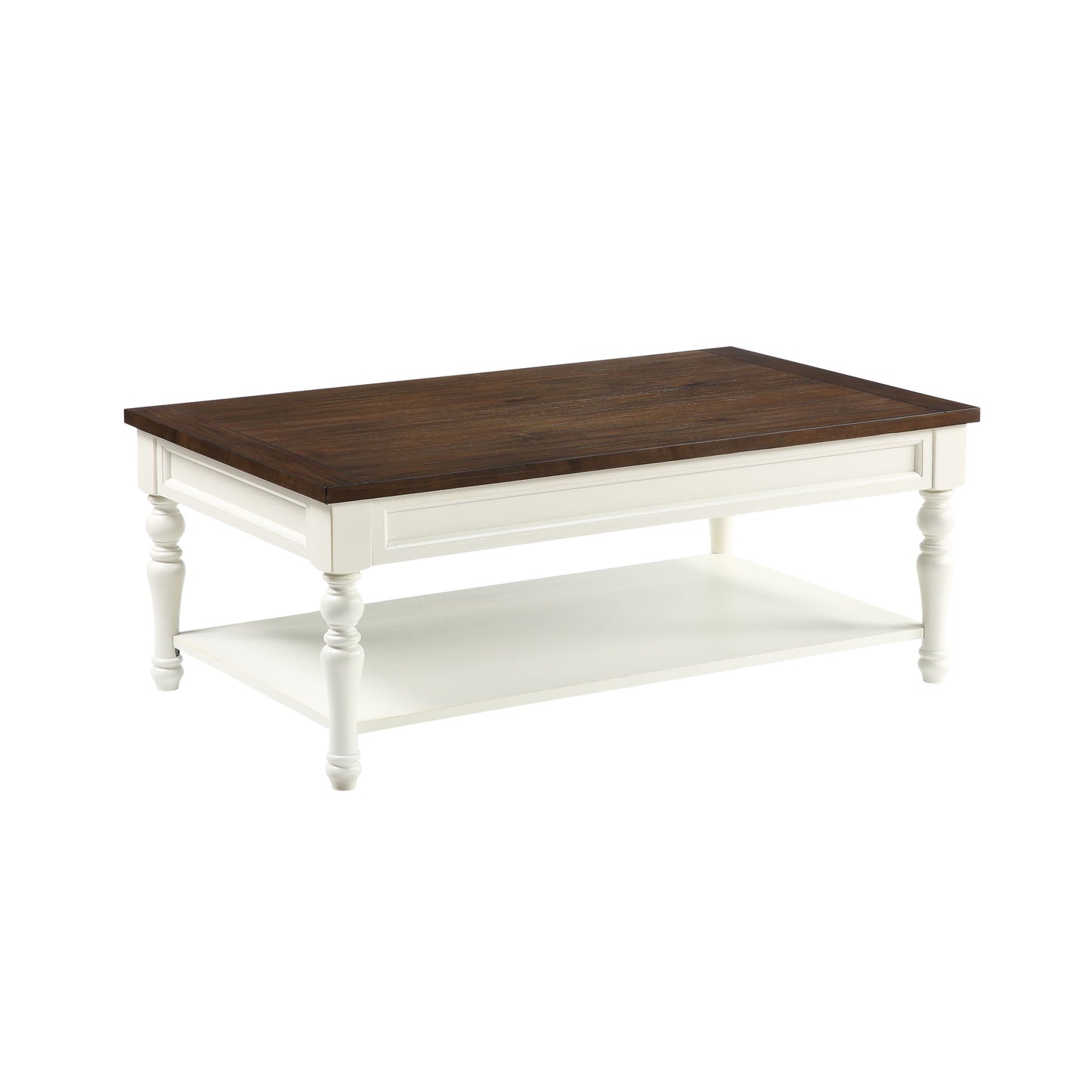 Joanna - 3 Piece Table Set (2 End & Coffee Tables) - White - Hornell Furniture Outlet