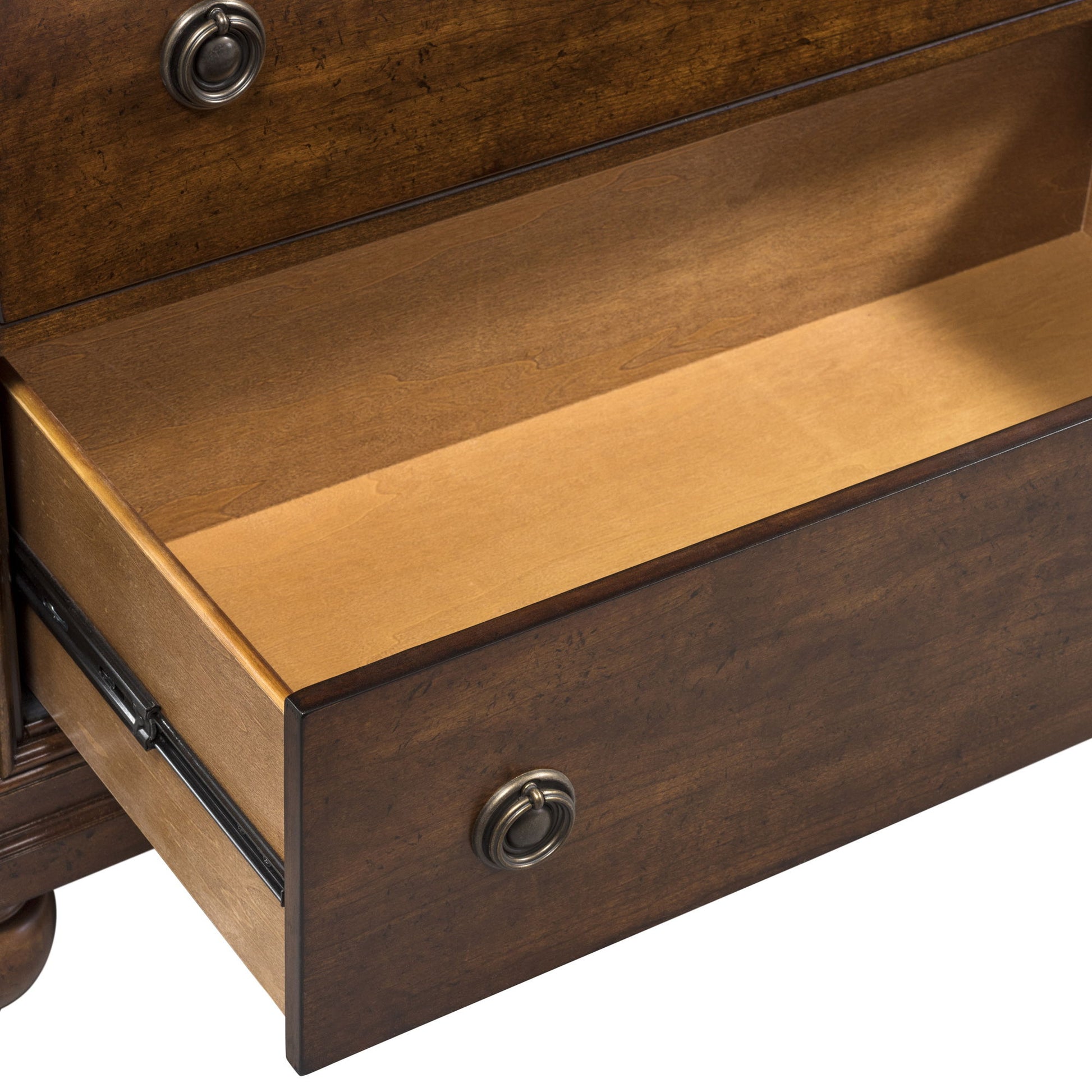 Rustic Traditions - Nightstand - Dark Brown - Hornell Furniture Outlet