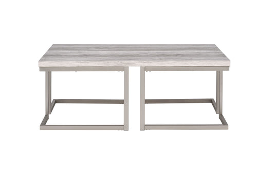David - Cocktail Table - White - Hornell Furniture Outlet