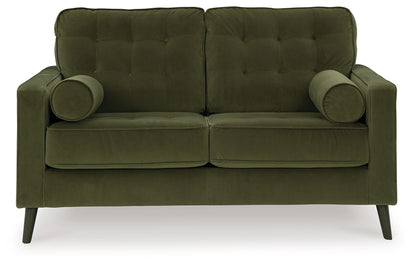 Reveon Lakes - Olive - Loveseat - Hornell Furniture Outlet