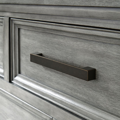 Russelyn - Gray - Dresser, Mirror - Hornell Furniture Outlet